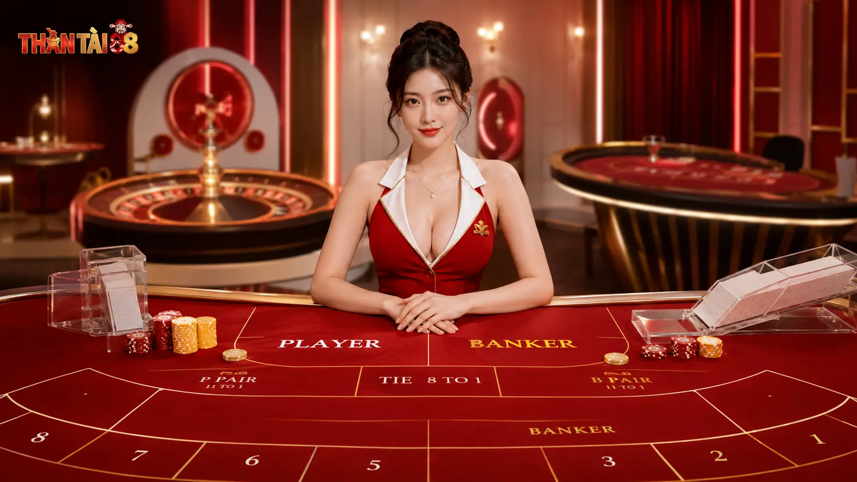 Sàn casino trực tuyến ThầnTài88 phong cách studio cao cấp.