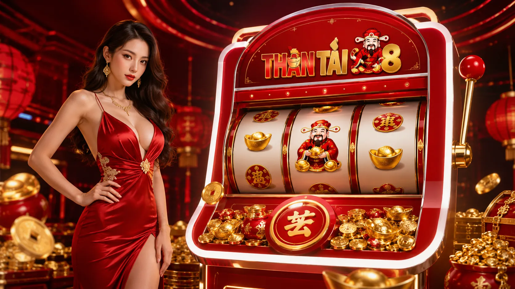 Cận cảnh game nổ hũ phong cách ThầnTài88.